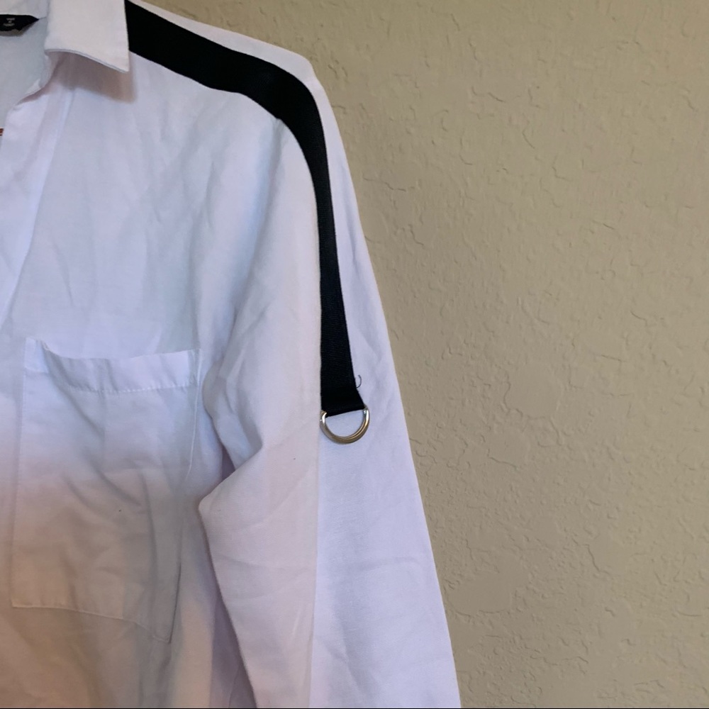 Zara Basic Button Down Shirt Size Xs - image 2